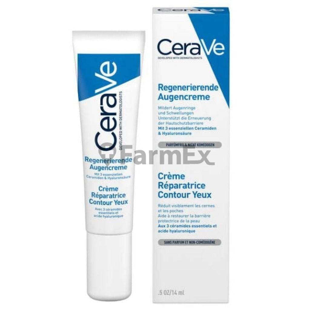 CeraVe "Crema reparadora para contorno de ojos" x 14 mL Farmex-Fonasa-Persistente